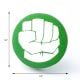 Handmade Pine Wood Hulk Superhero Furniture Knob